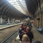 Awaiting a train from York to Harrogate with hundreds of my BFFs.