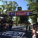 The finish line in Harrogate