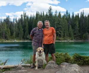 David, Donna, and Doug at a Canadian National Park